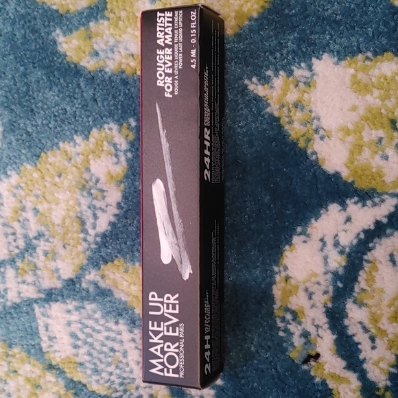 Rouge Artist Makeup Forever Liquid Lipstick in Toffee at all hours Full Size - Picture 2 of 8